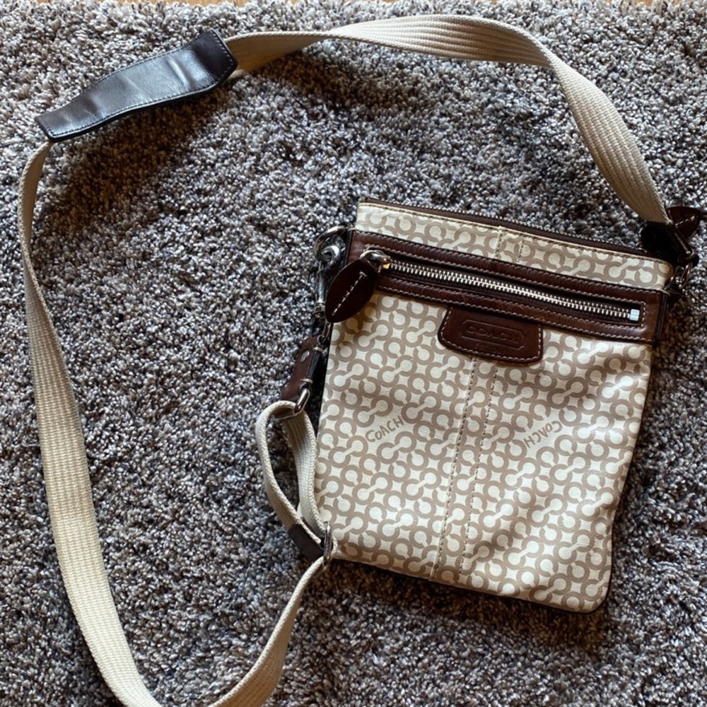 authentic coach crossbody bag